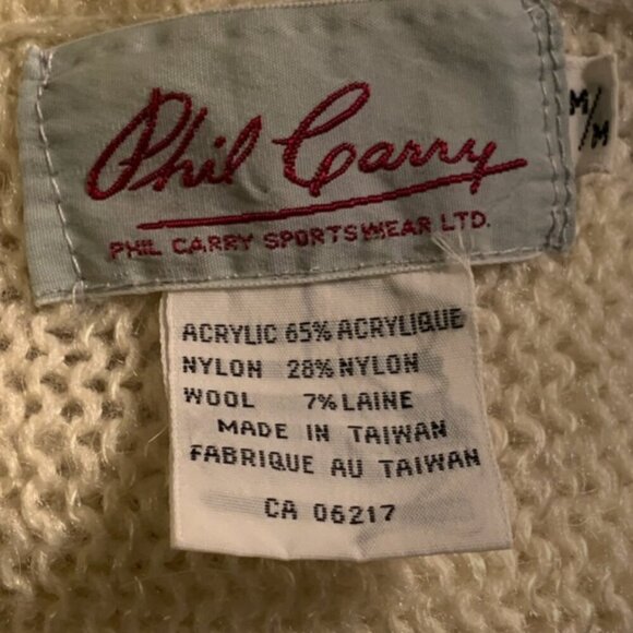 Vintage 80s Phil Caray Floral Abstract Sweater - Picture 6 of 7